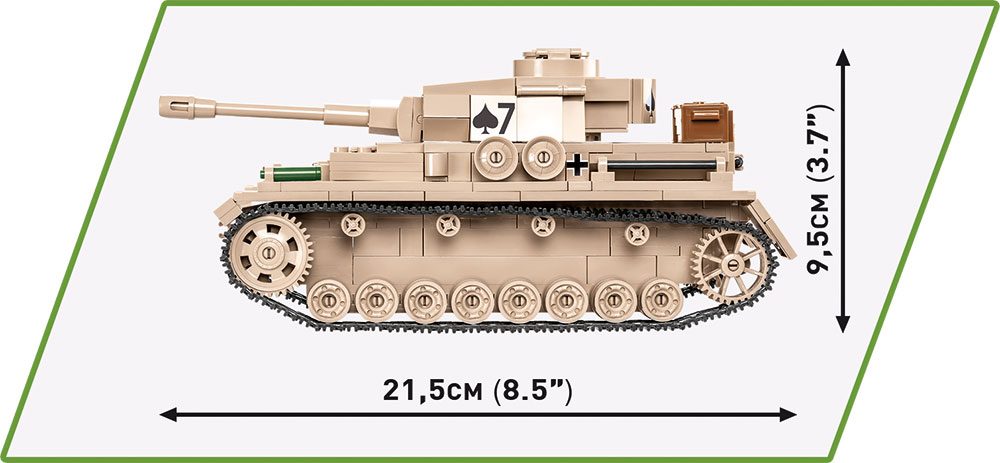 5 figure Details about   Limited Edition   Afrika Panzer IV Ausf.G  COBI 2545  608 BRICKS 