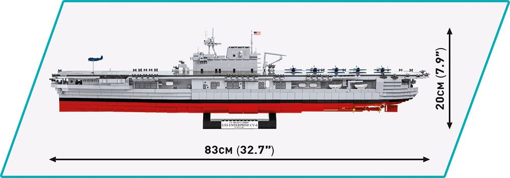 COBI USS Enterprise Size