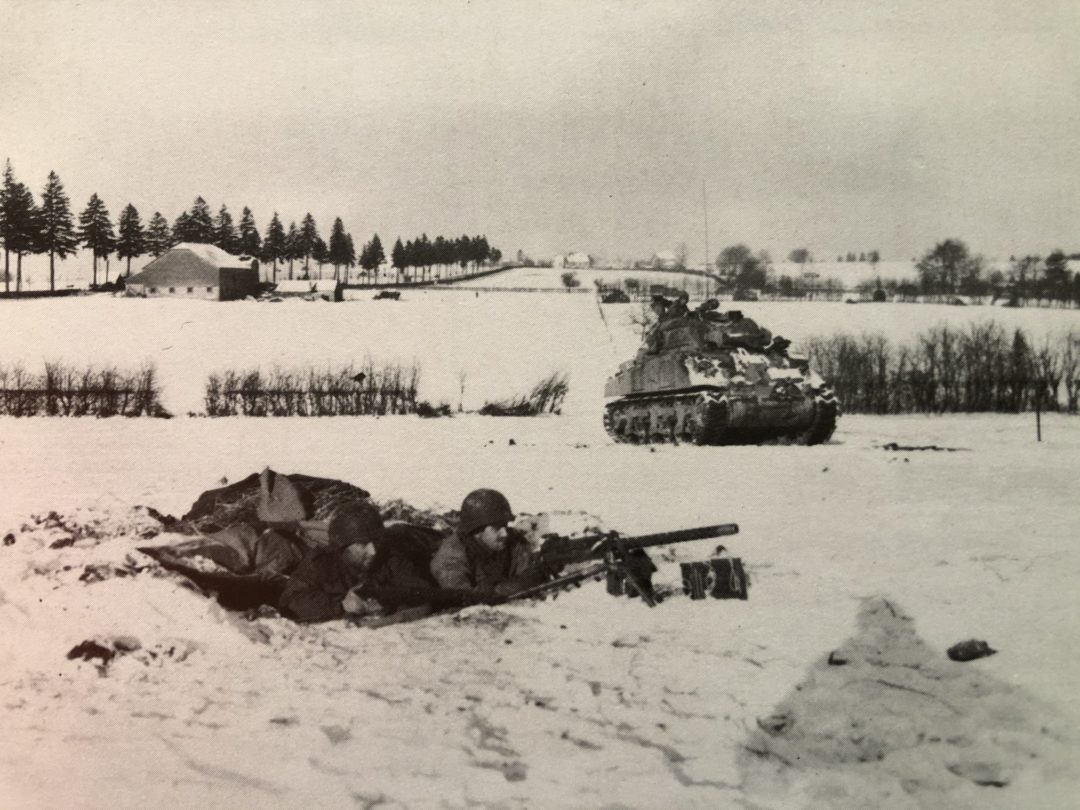 what sherman tanks were at battle of the bulge