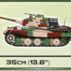 How big is the COBI King Tiger PzKpfw VI Set