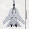 COBI Top Gun F-14 Tomcat Set (5811) Size