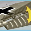 COBI Messerschmitt BF110 D (5716) Flaps