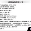 COBI Merkava (2621) Specs