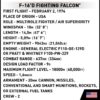 COBI F-16 D Falcon Set Specs