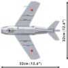 COBI MIG-15 Fighter Jet Set size