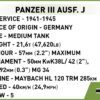 COBI Panzer III Ausf J 148 Scale (2712) Specs