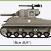 COBI 148 M4A3E8 Sherman length