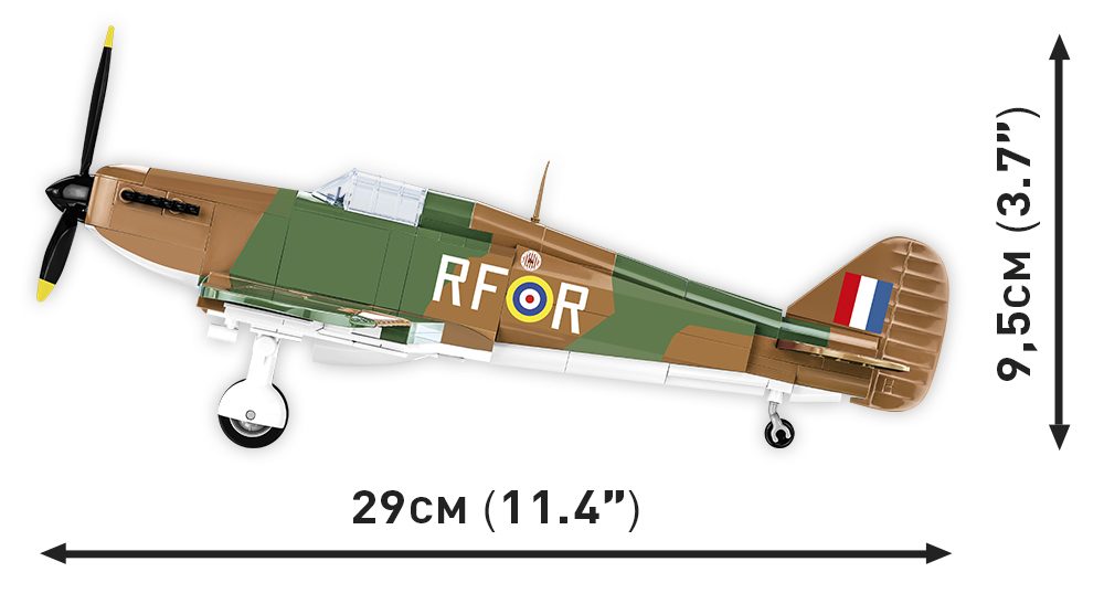 COBI Hawker Hurricane MK I (5728) Size