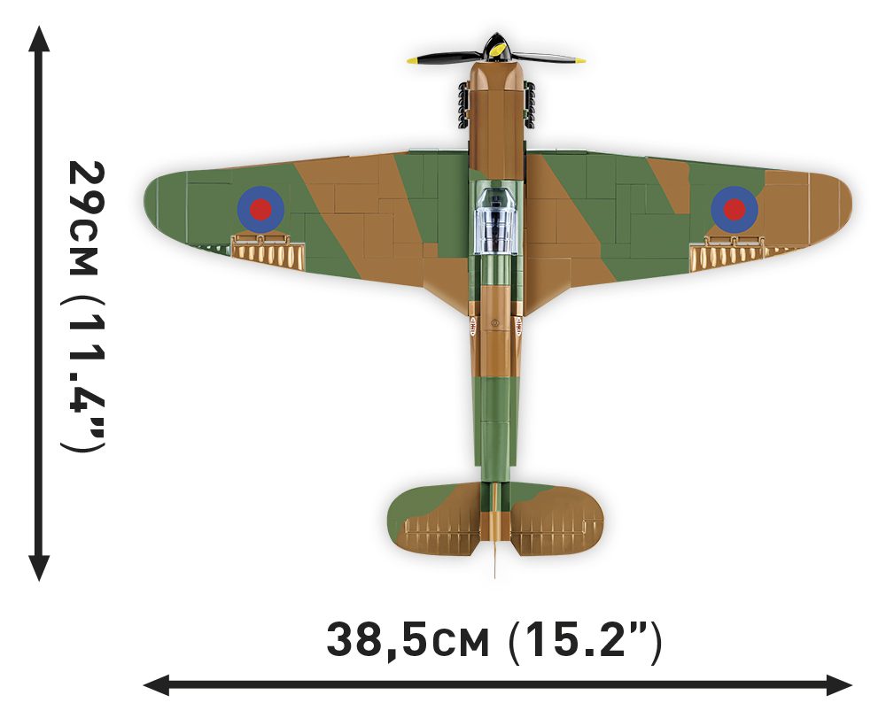 COBI Hawker Hurricane MK I (5728) Width
