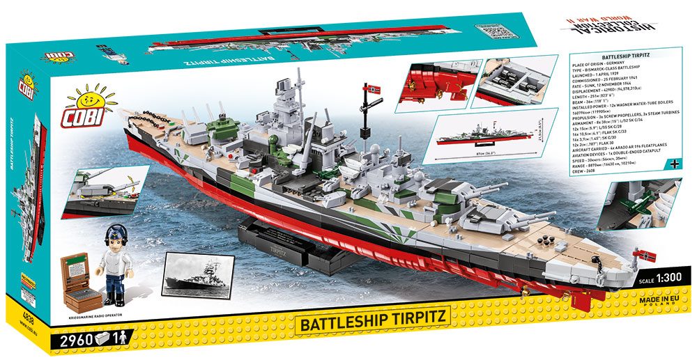 COBI Battleship Tirpitz Executive Edition amazon
