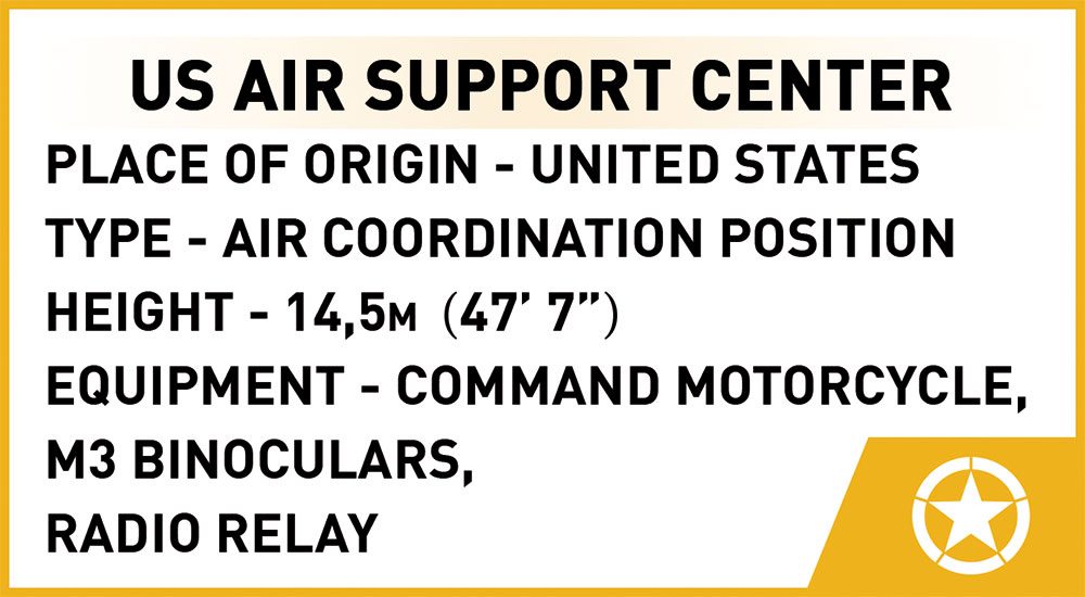 COBI COH3 US Air Support Center (3042) Specs