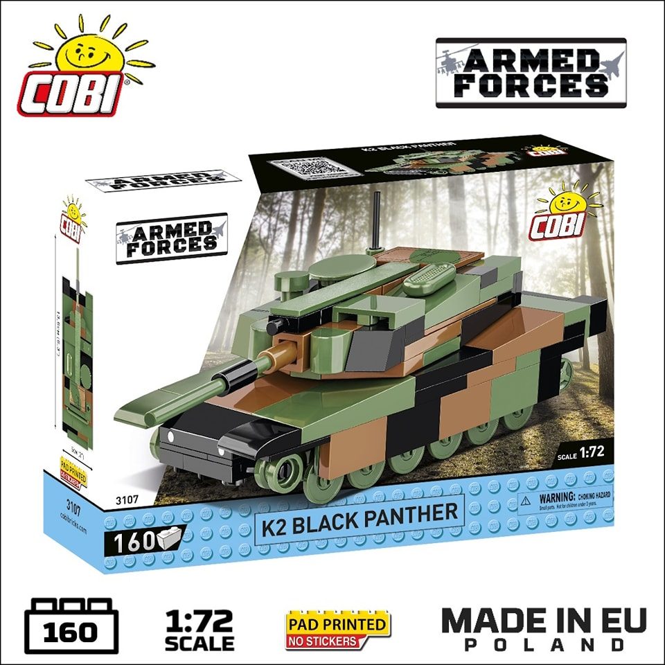 COBI K2 Black Panther 1/72 Nano Tank (3107) USA Shop